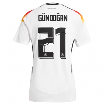 Germania Ilkay Gundogan #21 Maglia Gara Casa Repliche Europei 2024 Donna